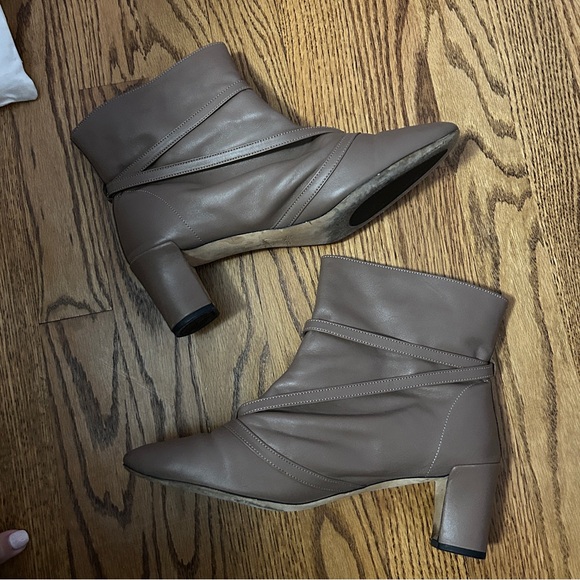 Repetto Gersen Leather Booties in taupe - Picture 2 of 12